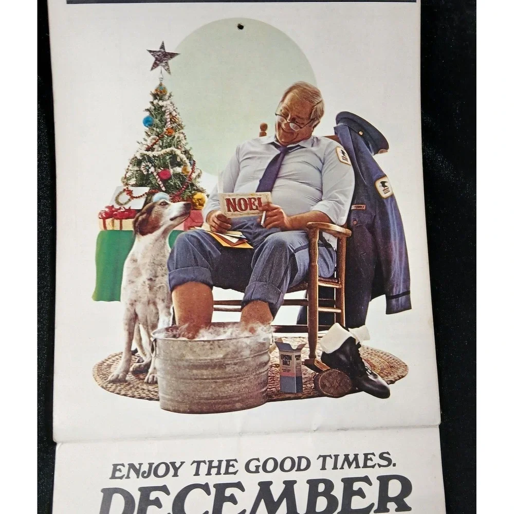 Vintage 1980 RALEIGH Lights CIGARETTES Country Store Calendar Advertising Sign